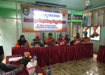 Salam Tangguh: BPBD Provinsi Bengkulu Gelar Sosialisasi Komunikasi Informasi dan Edukasi (KIE) Rawan Bencana di Kecamatan Ipuh