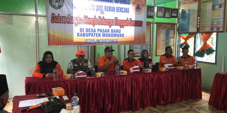Salam Tangguh: BPBD Provinsi Bengkulu Gelar Sosialisasi Komunikasi Informasi dan Edukasi (KIE) Rawan Bencana di Kecamatan Ipuh