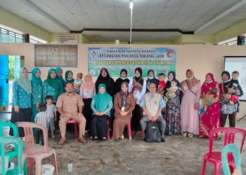 Sosialisasi Pencegahan Dini stunting, Pemdes Tanjung Jaya Kolaborasikan Lintas Sektor