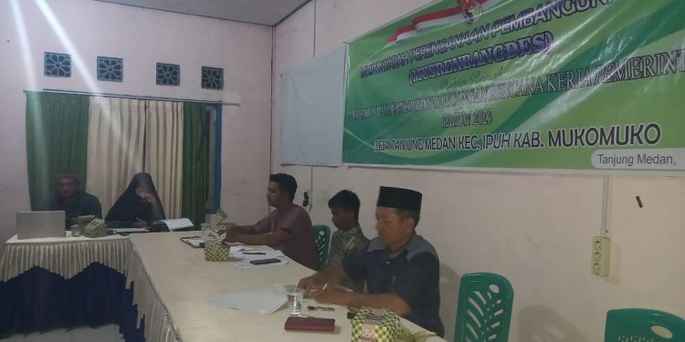 Pemdes Tanjung Medan Gelar Musrenbangdes Penetapan RKP Desa Tahun 2023