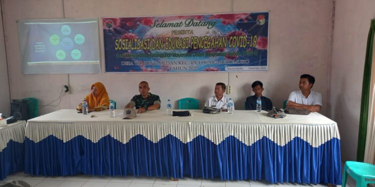 Herd Immunity, Pemdes Tanjung Medan Gelar Sosialisasi dan Edukasi Pencegahan Covid-19