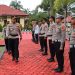 Amankan Natal Dan Tahun Baru di Kabupaten Mukomuko, Polres Mukomuko Gelar Apel Pasukan Ops Lilin Nala 2022
