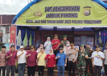 Bupati Mukomuko Bersama Jajaran Forkompimda Cek dan Tinjau Pospam Nataru