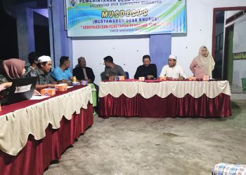 Musdesus Verifikasi & Penetapan Keluarga Penerima Manfaat (KPM) BLT-DD Tahun 2023 Pemdes Pulau Makmur ini hasilnya!