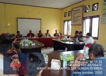 Serap Aspirasi, Polsek Sungai Rumbai Gelar Jumat Curhat Bersama Masyarakat