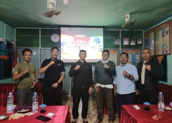Pererat Silaturahmi, Dandim 0428/Mukomuko Nobar Piala Dunia Bersama Warga