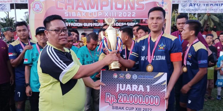 Partai Final Sekaligus Penutupan Event Open Turnamen Sibak Cup XIII tahun 2022 : Ketua Komisi II DPRD Kabupaten Mukomuko, Sportivitas Serta Fair Play Tetap Dijaga