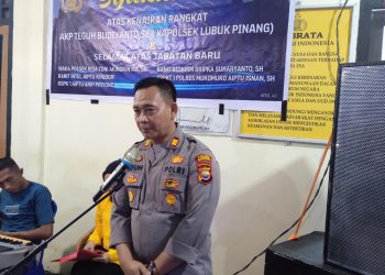 Akrab dan Penuh Kekeluargaan, Polsek Lubuk Pinang Gelar Syukuran Kenaikan Pangkat Kapolsek dan Jabatan Baru Personel