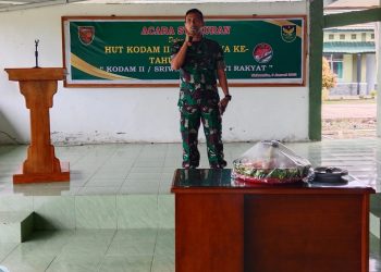 Kodim Mukomuko Gelar Syukuran Dalam Rangka HUT ke 77 Kodam II/Sriwijaya