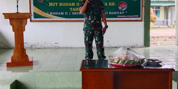 Kodim Mukomuko Gelar Syukuran Dalam Rangka HUT ke 77 Kodam II/Sriwijaya