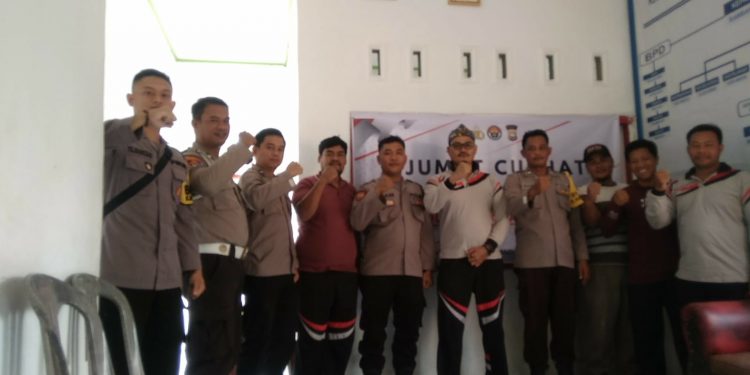 Jumat Curhat Polsek Sungai Rumbai dengan Pemdes dan Warga Desa Gajah Mati