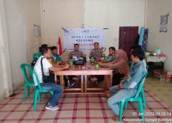 Jumat Curhat Polsek Sungai Rumbai Tampung Curhatan Panwascam