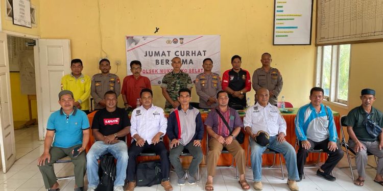 Jum’at Curhat Polsek Mukomuko Selatan, Warga Kecamatan Air Rami Keluhkan ini