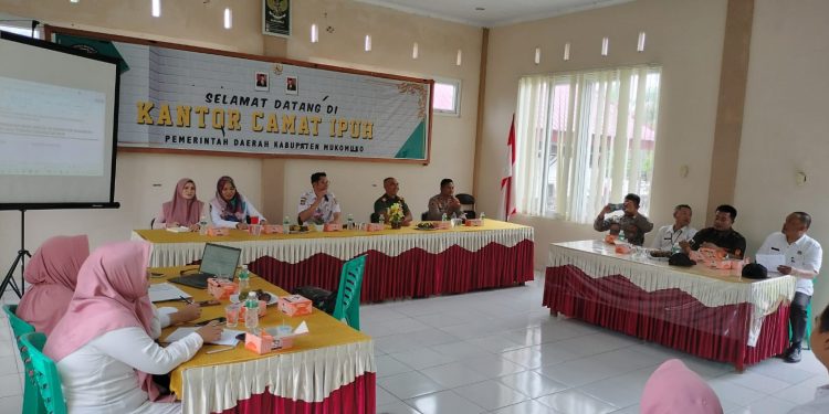 Persiapan HUT Kabupaten Mukomuko ke-20, Kecamatan Ipuh Gelar Rakor