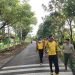 Kompak dan Wujud Sinergitas, Polres Mukomuko dan Kodim 0428/Mukomuko Gelar Jalan Santai