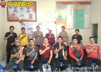 Jumat Curhat Polsek Sungai Rumbai Dengar Curhatan Pemdes Retak Mudik