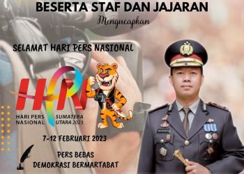 Pers Bebas Demokrasi Bermartabat, Kapolres Mukomuko Sampaikan Selamat Hari Pers Nasional 2023