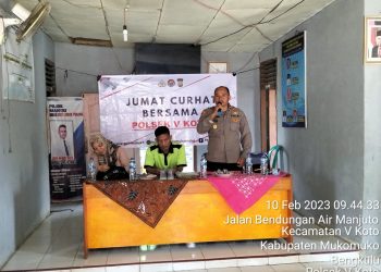 Jum’at Curhat Polsek V Koto Serap Aspirasi Pemdes Sungai Lintang