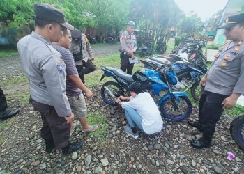 Polsek Lubuk Pinang Gelar KYRD Penertiban Knalpot Brong Kendaraan Pelajar