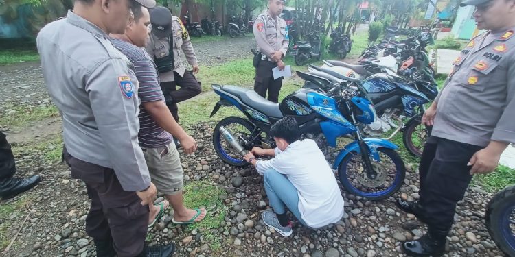 Polsek Lubuk Pinang Gelar KYRD Penertiban Knalpot Brong Kendaraan Pelajar