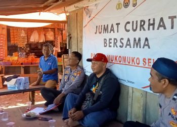 Polsek Mukomuko Selatan Gelar Jumat Curhat Bersama OBMI