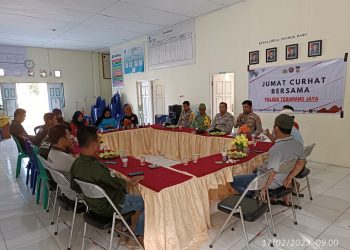 Perkuat Kamtibmas, Polsek Teramang Jaya Gelar Jumat Curhat Dengan Warga dan Pemdes Pondok Baru