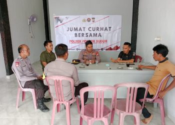 Jum’at Curhat Polsek Pondok Suguh Dengar Aspirasi Panwascam Pondok Suguh