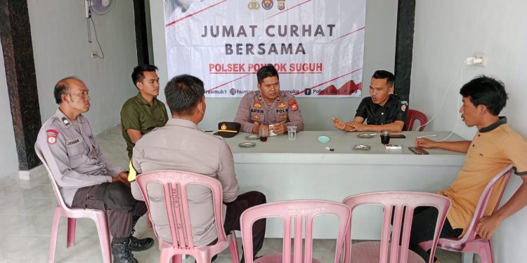 Jum’at Curhat Polsek Pondok Suguh Dengar Aspirasi Panwascam Pondok Suguh