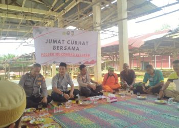 Jembatani Keluhan Warga Polsek Mukomuko Selatan Gelar Jum’at Curhat di Kecamatan Air Rami