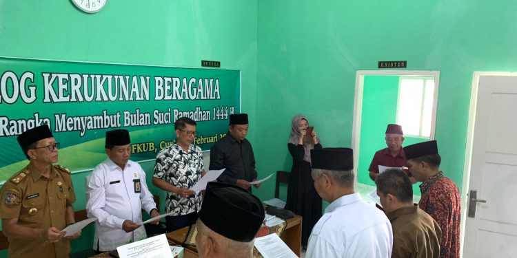 Pastikan Ramadhan 2023 Aman dan Damai, FKUB Rejang Lebong Gelar Dialog Kerukunan Beragama