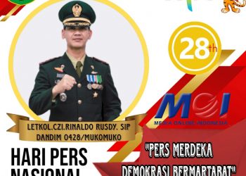 Hari Pers Nasional 2023, Dandim 0428/Mukomuko Sampaikan ini