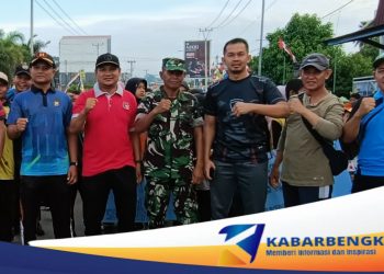 Ribuan Pasang Mata Ramaikan Jalan Santai Kecamatan Ipuh Mengiring HUT Kabupaten Mukomuko Ke -20