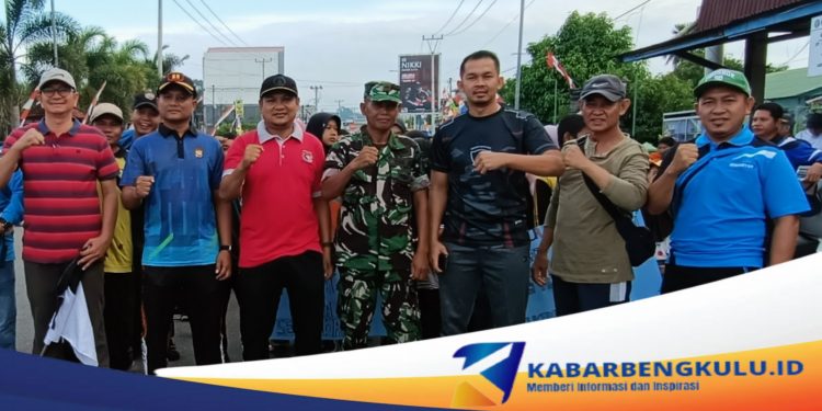 Ribuan Pasang Mata Ramaikan Jalan Santai Kecamatan Ipuh Mengiring HUT Kabupaten Mukomuko Ke -20