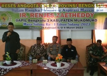 Gelar Reses di 2 Tempat, Ir Renjes Zaetheddy Serap Aspirasi Masyarakat di Kecamatan Air Manjunto