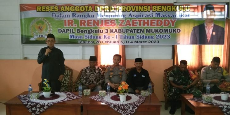 Gelar Reses di 2 Tempat, Ir Renjes Zaetheddy Serap Aspirasi Masyarakat di Kecamatan Air Manjunto