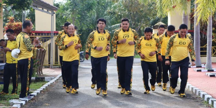 Diikuti Seluruh Personel, Polres Mukomuko Gelar Tes Kesamaptaan Jasmani