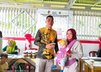 Giat Posyandu Desa : Kades Air Buluh, Ayo Ikut Posyandu, Cegah Stunting itu Perlu