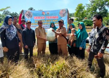 Pemdes Tanjung Jaya, Optimalkan Ketahanan Pangan, 8.000 Benih Ikan Ditebar