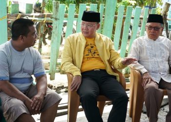 Gubernur Rohidin Beri Semangat Keluarga Korban Kebakaran Pasar Baru