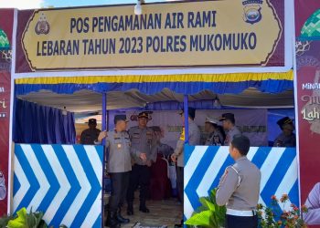 Wakapolda Bengkulu Tinjau Pos Pengamanan Air Rami Lebaran Tahun 2023