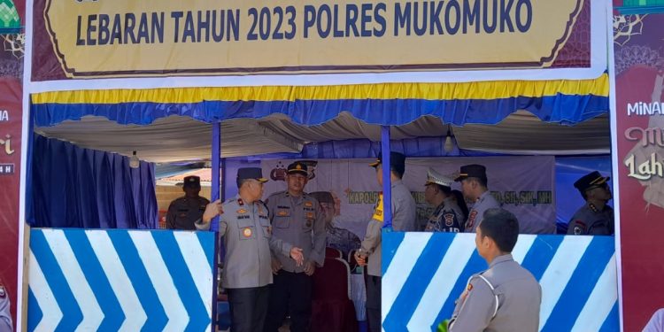 Wakapolda Bengkulu Tinjau Pos Pengamanan Air Rami Lebaran Tahun 2023