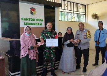 Meningkatkan Ekonomi Masyarakat, Pemdes Semundam Saluran BLT-DD Triwulan Pertama Tahun 2023