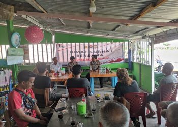 Seruput Kopi Hangat Temani Jum’at Curhat Kapolres Mukomuko