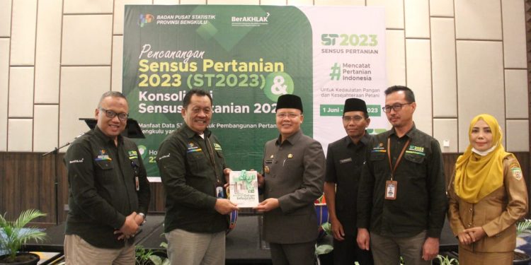 Sensus Pertanian 2023, Gubernur Bengkulu Dorong Perbaikan Sektor Pertanian