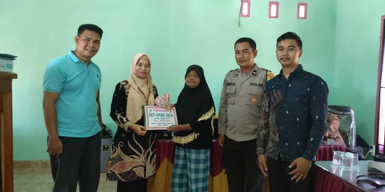 Pemdes Tanjung Medan Saluran BLT-DD Triwulan Kedua TA 2023