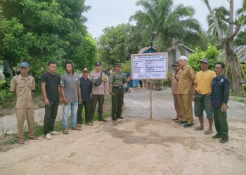Pemdes Tanjung Jaya Gelar Titik Nol Pembangunan Fisik Tahap 2 Tahun 2023
