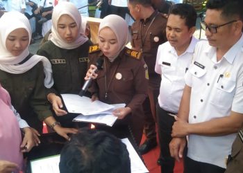 Cegah Korupsi Dana Desa Melalui Program Jaga Desa, Kejari Mukomuko Gelar Penandatanganan Fakta Integritas Anti Korupsi