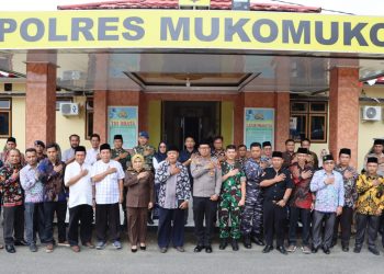 Sambut Hari Bhayangkara ke-77, Polres Mukomuko Gelar Doa Bersama Lintas Agama