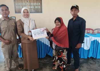 Pemdes Tanjung Jaya Saluran BLT-DD Triwulan Kedua TA 2023