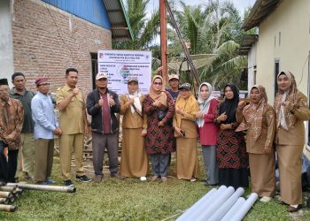Memaksimalkan Pekerjaan Pembangunan Fisik, Pemdes Pasar Ipuh Gelar Titik Nol